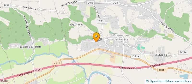 localisation de l'entreprise MADAME BARIAA HAMADE  VILLENEUVE-DE-RIVIERE