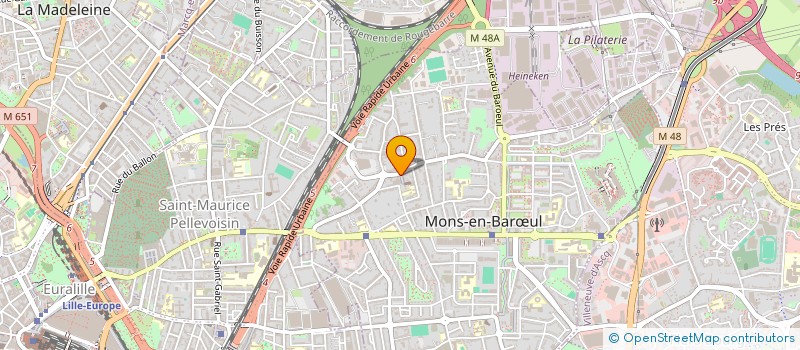 localisation de l'entreprise MADAME BARKA ZINE-EDDINE  MONS-EN-BARUL