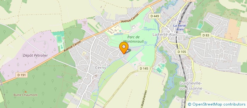 localisation de l'entreprise MADAME BARNARDA RAMIREZ CANSINO  CERNY