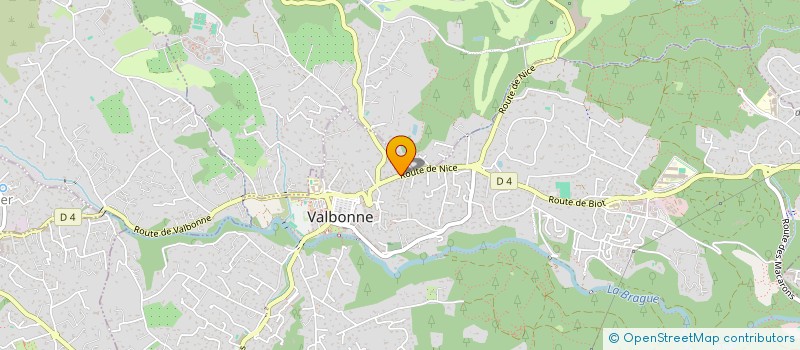 localisation de l'entreprise MADAME BAROU KLA-GRANDIN à VALBONNE