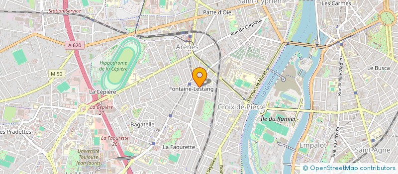 localisation de l'entreprise MADAME BAROUDIA KRELLADI à TOULOUSE