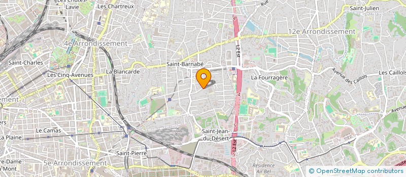 localisation de l'entreprise MADAME BARRUS BAZZINI à MARSEILLE
