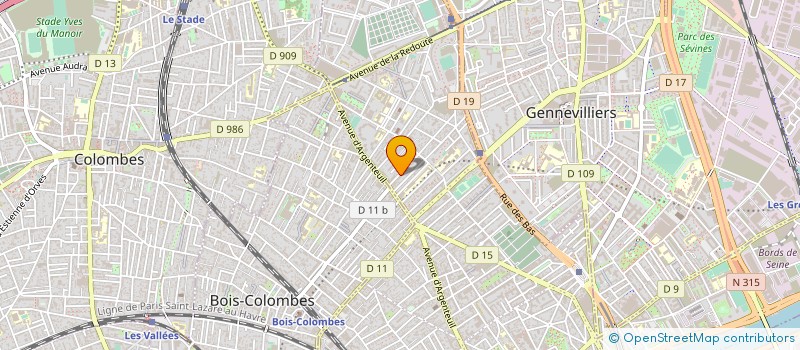 localisation de l'entreprise MADAME BASALUMUKA MATADI  ASNIERES-SUR-SEINE