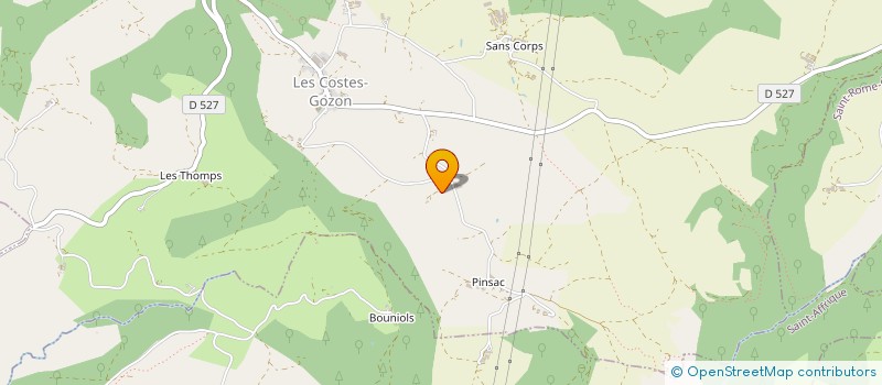 localisation de l'entreprise MADAME BASCLE FOULQUIER  ST-AFFRIQUE