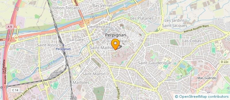 localisation de l'entreprise MADAME BASIRAT FOLARANMI  PERPIGNAN