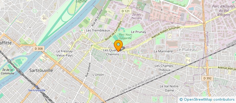 localisation de l'entreprise MADAME BASMA BOUSSOUAB à SARTROUVILLE