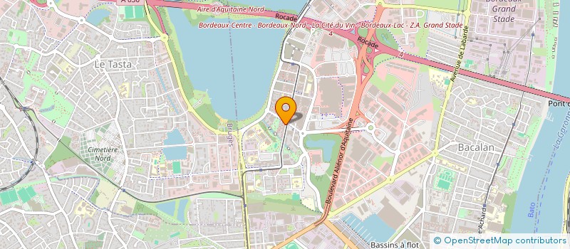 localisation de l'entreprise MADAME BASMA CHHIT  BORDEAUX