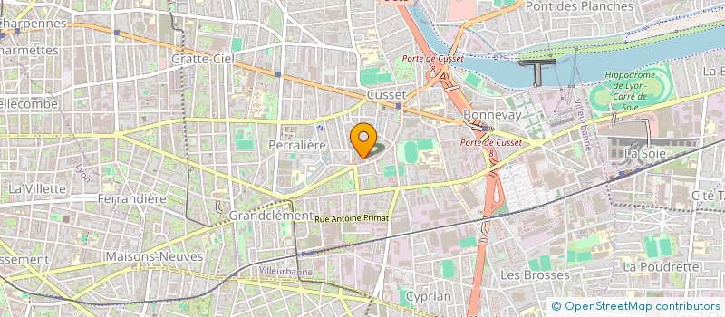 localisation de l'entreprise MADAME BASMA FARIK  VILLEURBANNE