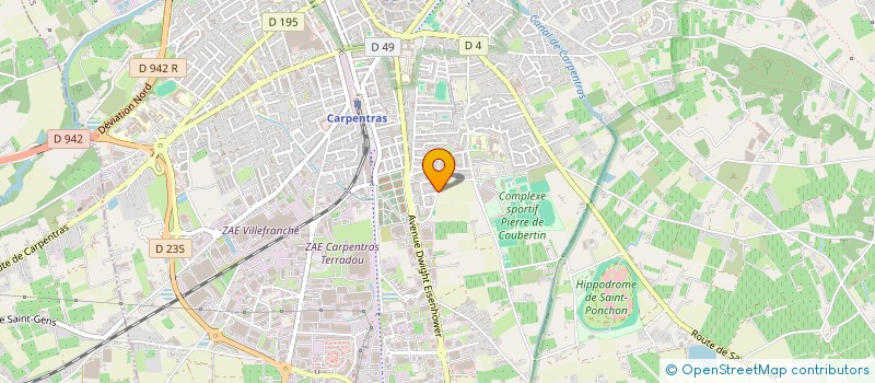 localisation de l'entreprise MADAME BASMA FATNASSI  CARPENTRAS