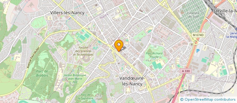 localisation de l'entreprise MADAME BASMA HALOUM à VANDŒUVRE-LES-NANCY