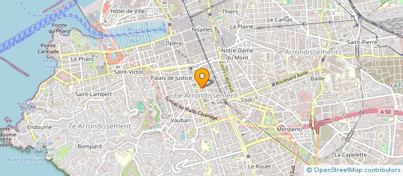 localisation de l'entreprise MADAME BASMA JYAD à MARSEILLE