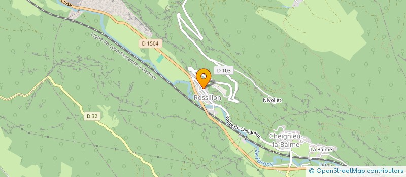 localisation de l'entreprise MADAME BASMA KSIBI  ROSSILLON