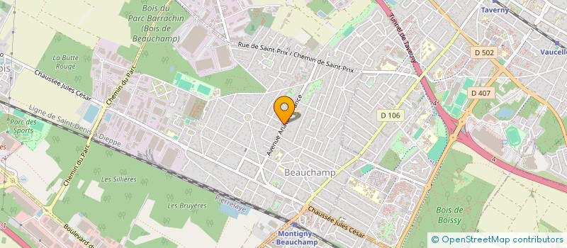 localisation de l'entreprise MADAME BASMA NABI  BEAUCHAMP