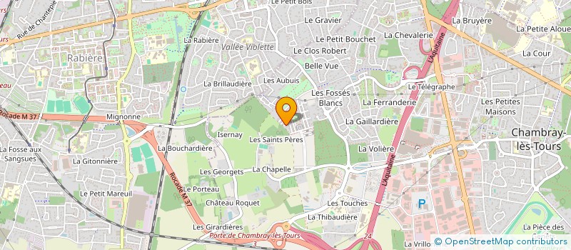 localisation de l'entreprise MADAME BASMINA AKHONZADA  CHAMBRAY-LES-TOURS