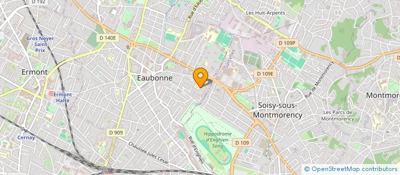 localisation de l'entreprise MADAME BASSINE WANE à EAUBONNE