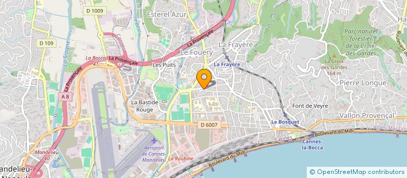 localisation de l'entreprise MADAME BASSMA TOUHTOUH à CANNES
