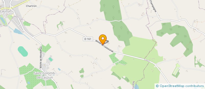 localisation de l'entreprise MADAME BASTIANA STIGTER  SAINT-COLOMB-DE-LAUZUN