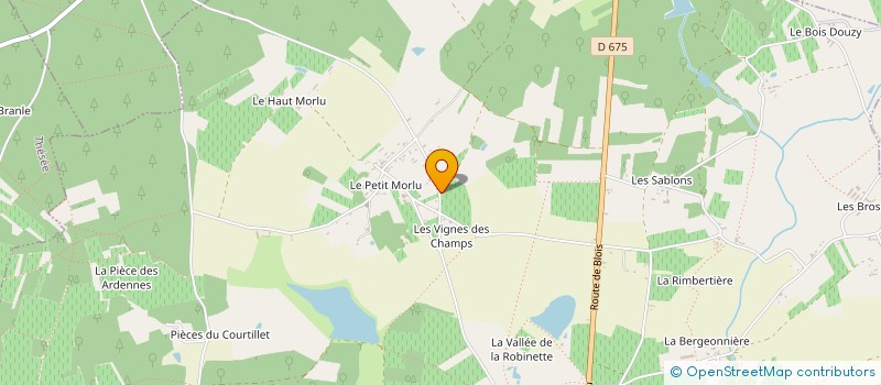 localisation de l'entreprise MADAME BASTIENNE BRIER à SAINT-ROMAIN-SUR-CHER
