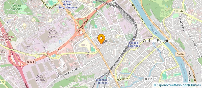 localisation de l'entreprise MADAME BATA SAKHO  PARIS