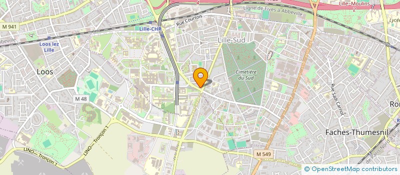 localisation de l'entreprise MADAME BATINI MAMA KONE à LILLE