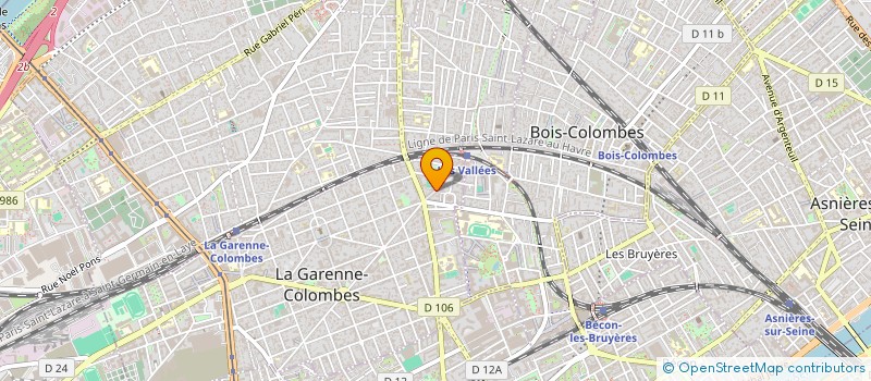 localisation de l'entreprise MADAME BATOUL HAFEZ  LA GARENNE-COLOMBES