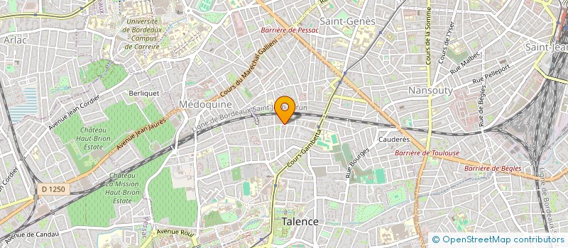 localisation de l'entreprise MADAME BATOUL LYAKOUTE  TALENCE