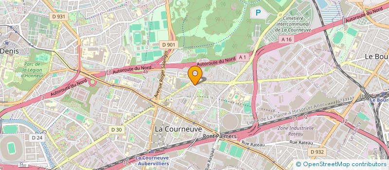 localisation de l'entreprise MADAME BATOULI SAID BACAR à LA COURNEUVE