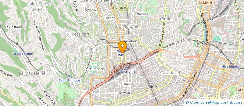 localisation de l'entreprise MADAME BATTISTINA COLLU à NICE