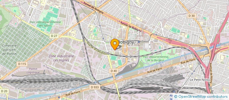 localisation de l'entreprise MADAME BAYA AIT OUAZZOU à BOBIGNY