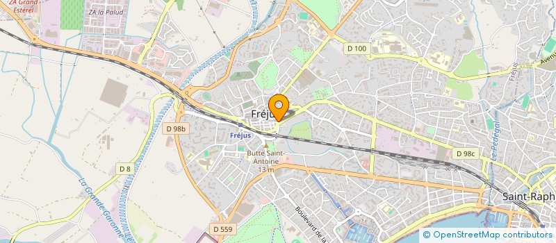 localisation de l'entreprise MADAME BAYA CHABLA à FREJUS