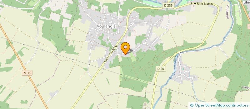 localisation de l'entreprise MADAME BAYA HOUACINE  VOULANGIS