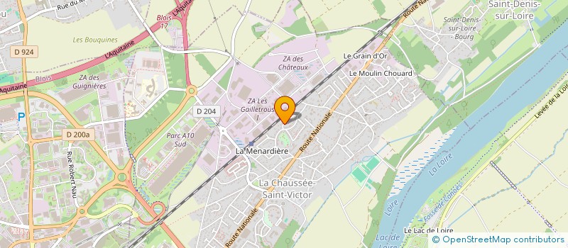 localisation de l'entreprise MADAME BAYA KACED  LA CHAUSSEE-SAINT-VICTOR