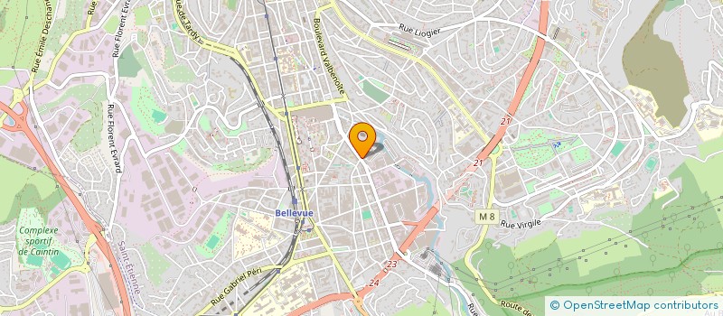 localisation de l'entreprise MADAME BAYA KADI  SAINT-ETIENNE