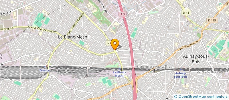 localisation de l'entreprise MADAME BAYA KHABACHE à LE BLANC-MESNIL