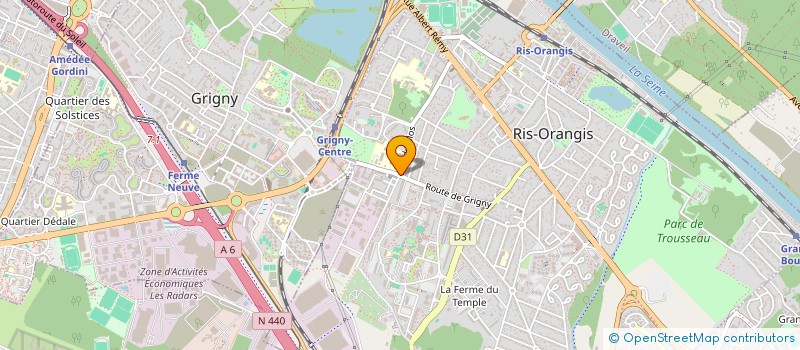 localisation de l'entreprise MADAME BAYA KHELFALLAH  RIS-ORANGIS