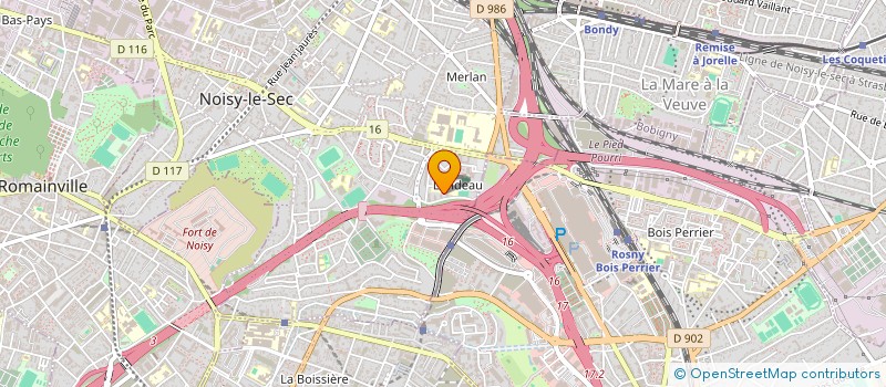 localisation de l'entreprise MADAME BAYANE HERCE à NOISY-LE-SEC