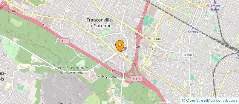 localisation de l'entreprise MADAME BAYENE RAHMANI à SANNOIS