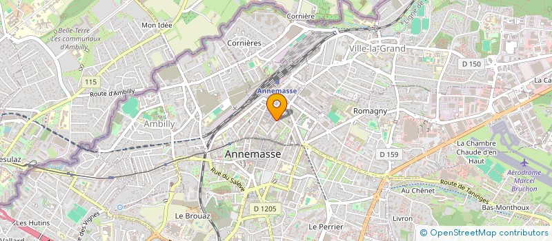 localisation de l'entreprise MADAME BAYENNE MASKOUN  ANNEMASSE