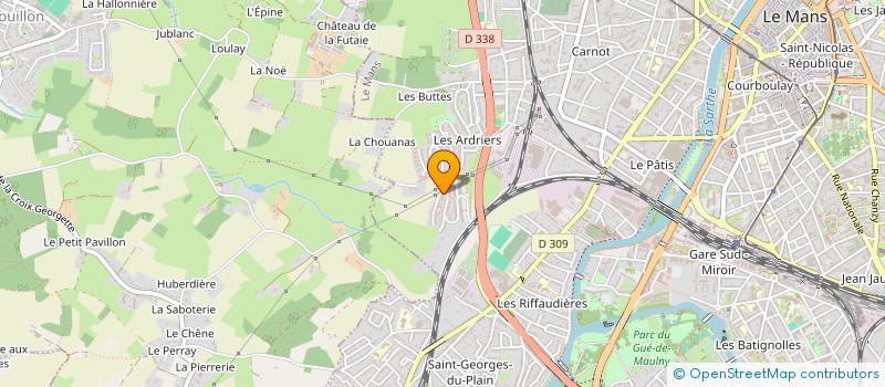 localisation de l'entreprise MADAME BAYI CELINE AKOGNIZOUN  LE MANS