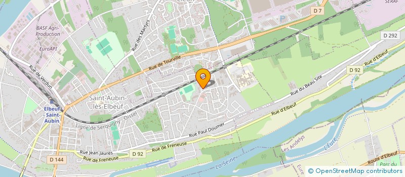 localisation de l'entreprise MADAME BAYORONON OUAYOU  SAINT-AUBIN-LES-ELBEUF