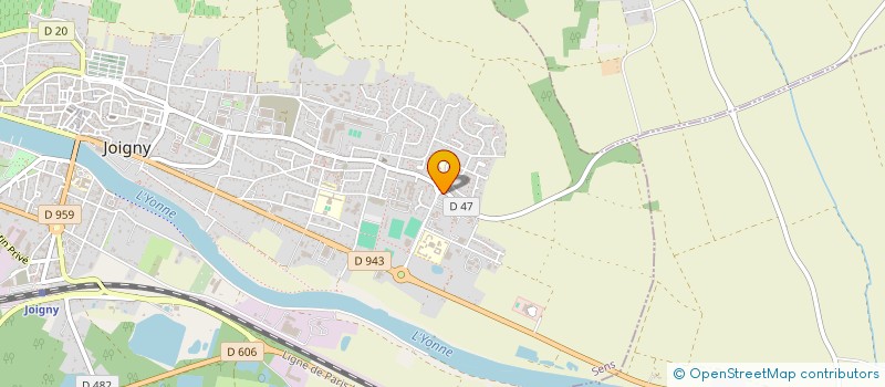 localisation de l'entreprise MADAME BE BE KHADEJA BAKHSHI  JOIGNY