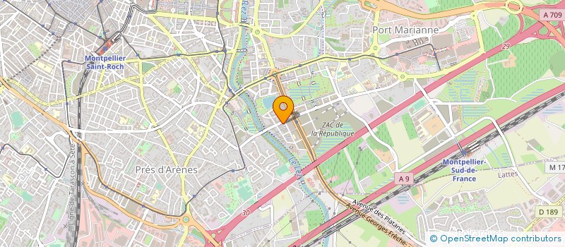 localisation de l'entreprise MADAME BEATA FEDOROWICZ à MONTPELLIER