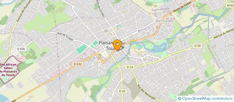 localisation de l'entreprise MADAME BEATA KOWALSKA  PLAISANCE-DU-TOUCH