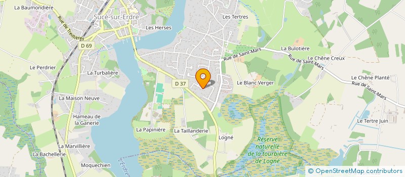 localisation de l'entreprise MADAME BEATA KUS à SUCE-SUR-ERDRE