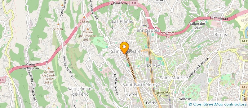 localisation de l'entreprise MADAME BEATA MALKOWICZ à NICE