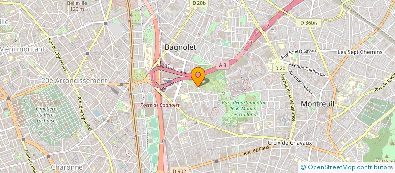 localisation de l'entreprise MADAME BEATA NOWAKOWSKA à BAGNOLET