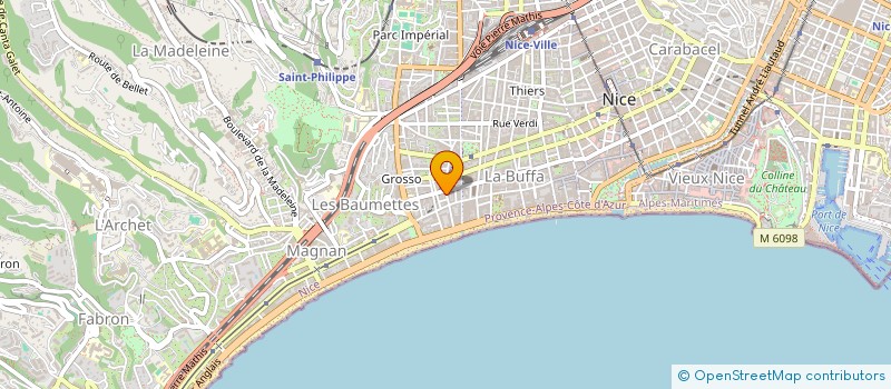 localisation de l'entreprise MADAME BEATA OLEKSY à NICE