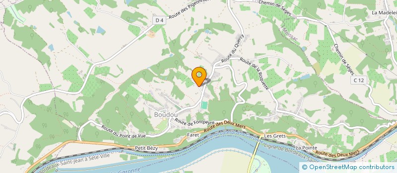 localisation de l'entreprise MADAME BEATA PONINSKA  BOUDOU