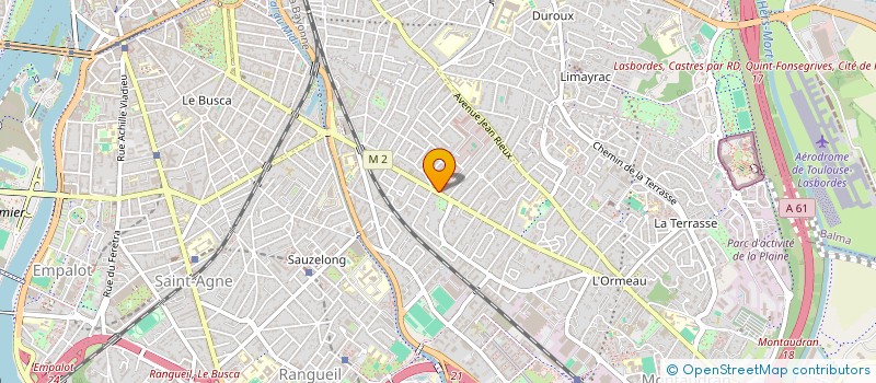 localisation de l'entreprise MADAME BEATA WOJCICKA  TOULOUSE