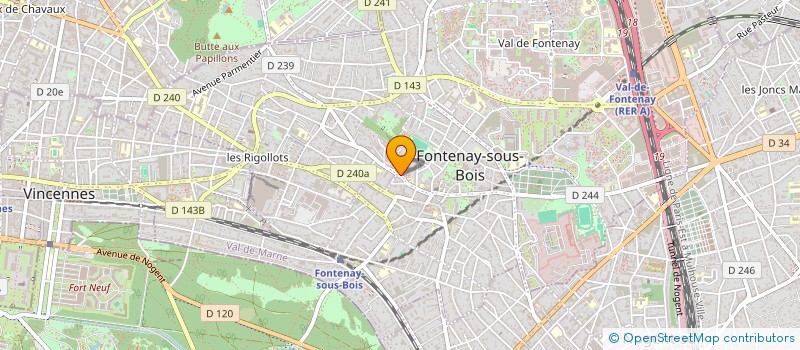 localisation de l'entreprise MADAME BEATA ZAJDER à FONTENAY-SOUS-BOIS